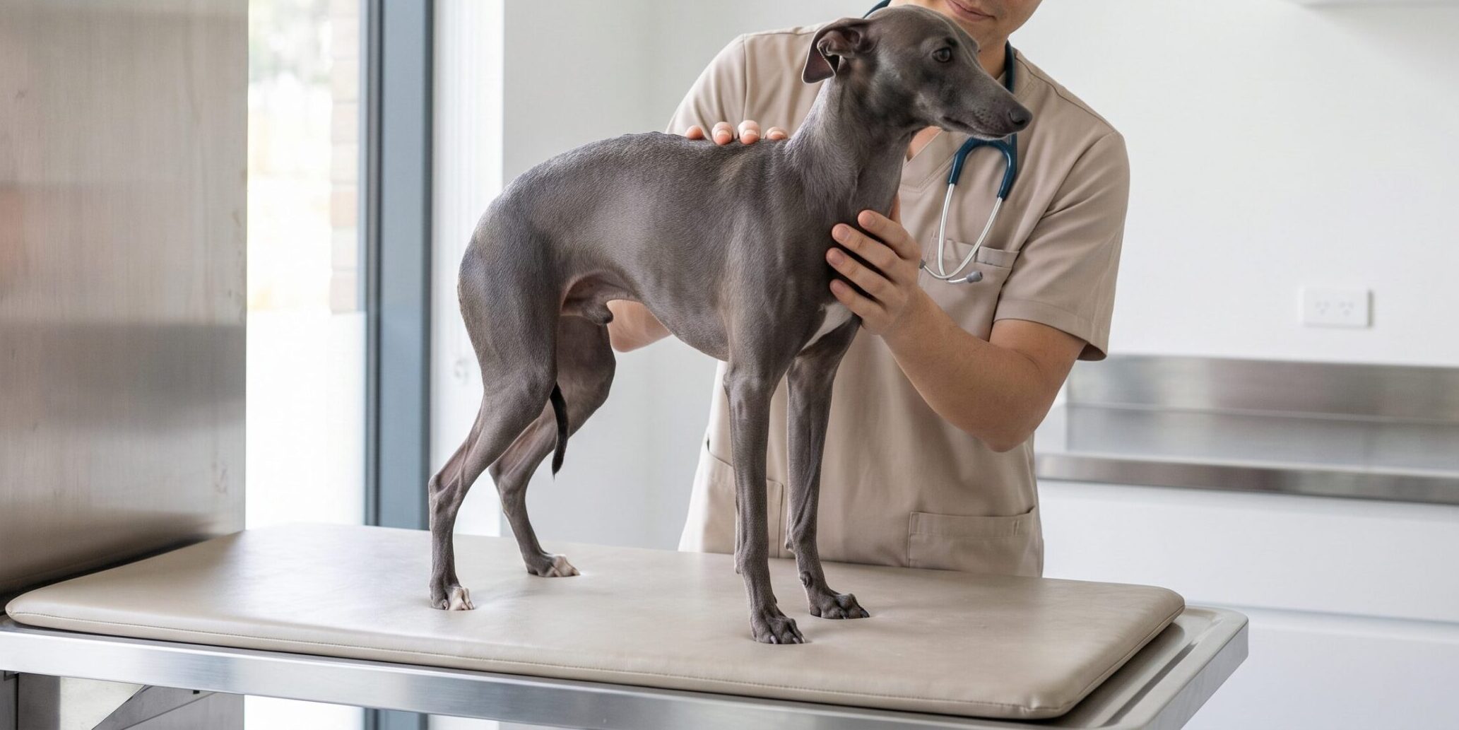 マイクロチップを入れるイタグレ